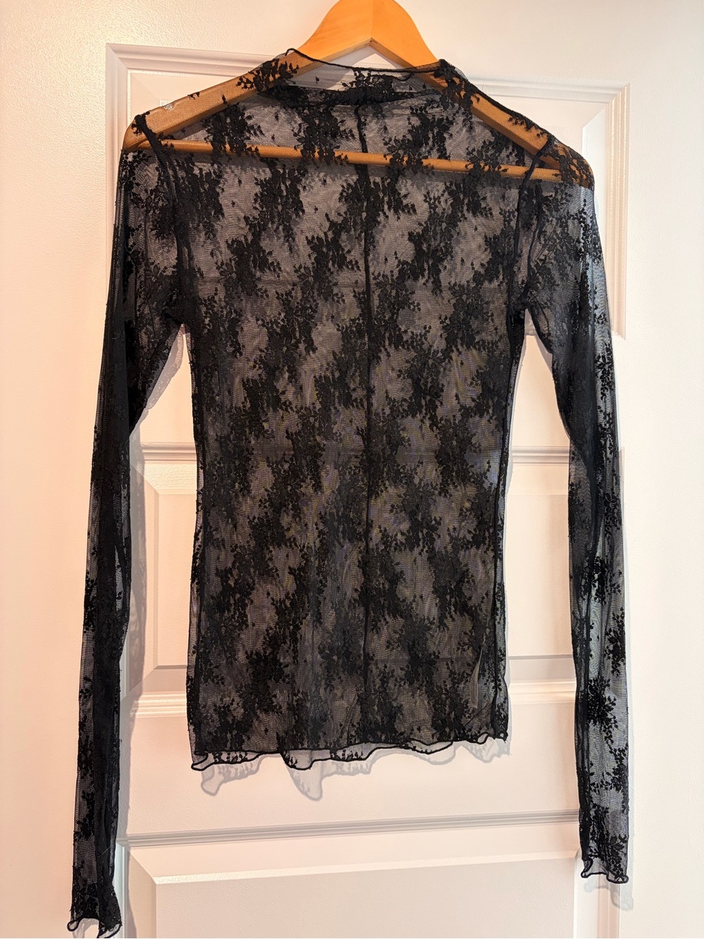 Lady Lux Layering Top in Black